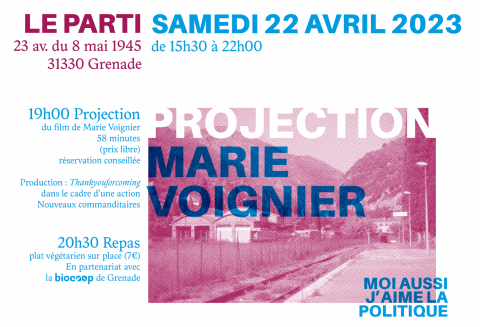 Projection Marie Voignier